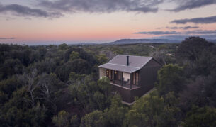 The Sanctuary exterior at Alba Thermal Springs & Spa in Mornington Peninsula, Victoria