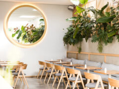 the cafe interior of Born In Brunswick, Hobart