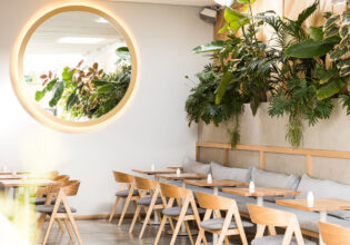the cafe interior of Born In Brunswick, Hobart