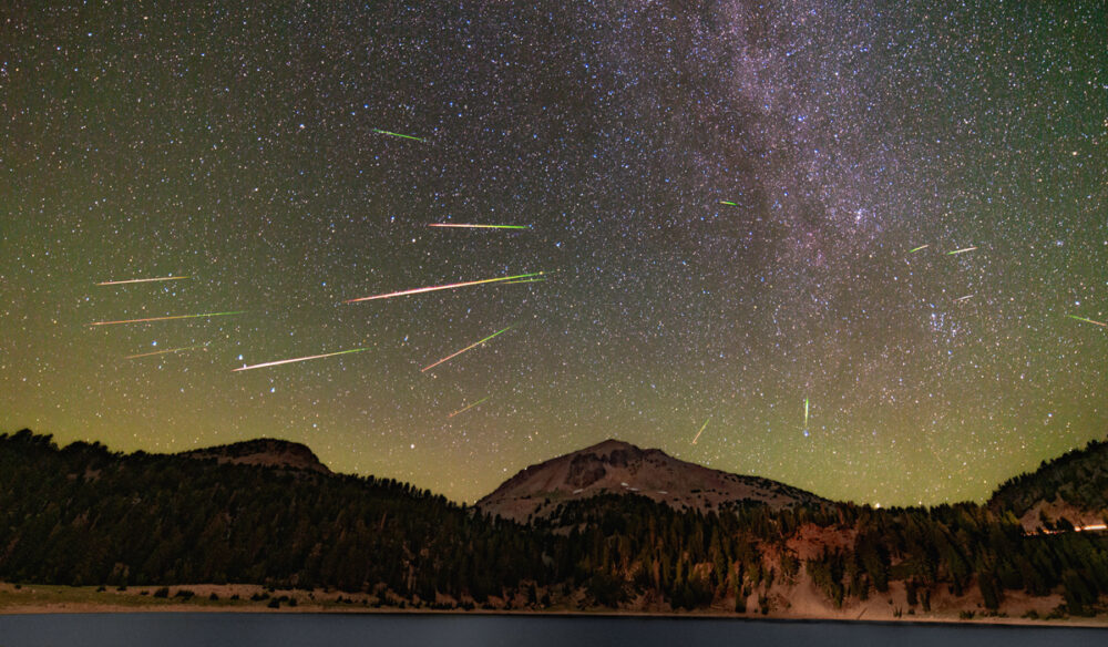 The Perseid meteor shower