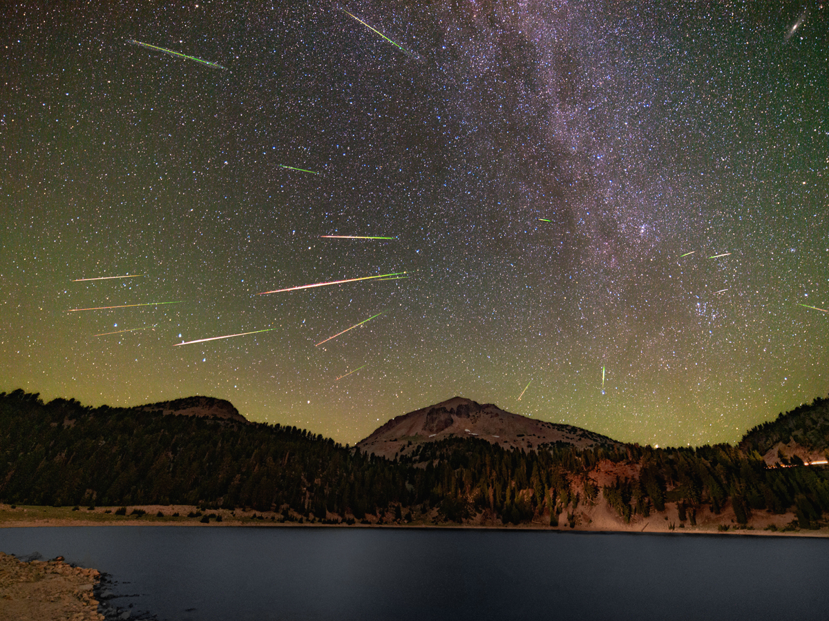 The Perseid meteor shower