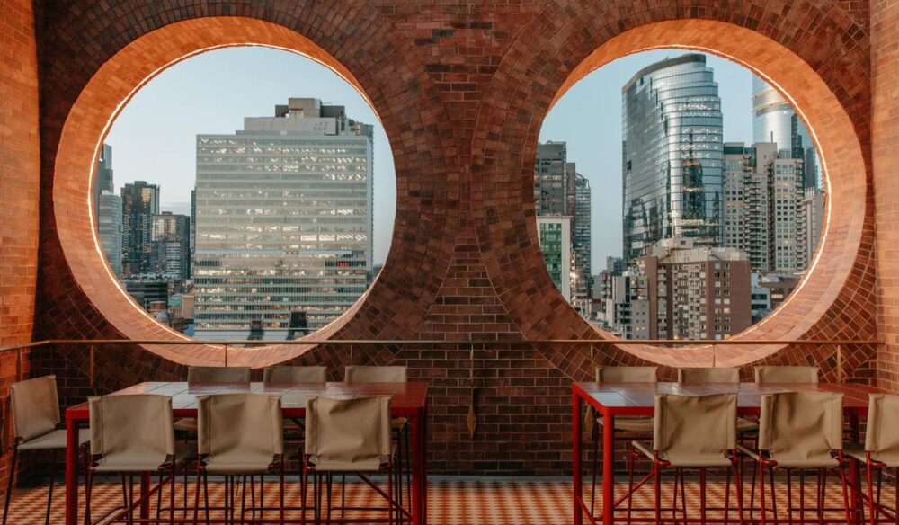 Rooftop bar at Mid Air during at stay at Hyde Melbourne Place
