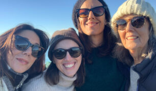 The writer Lara Picone with her sisters and mum on a multi-gen trip