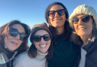 The writer Lara Picone with her sisters and mum on a multi-gen trip