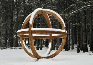 Václav Fiala, 'Universum', Sculpture Forest Snowy Valleys