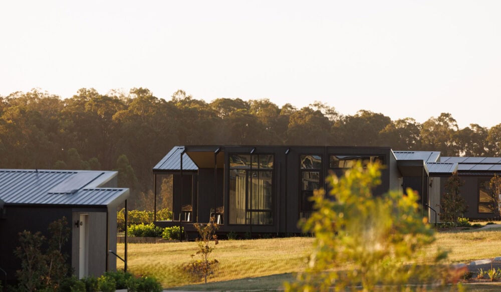 Exterior of The Lane Retreat on Palmers Lane Vineyard