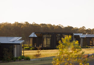 Exterior of The Lane Retreat on Palmers Lane Vineyard
