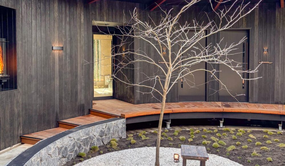 the bathhouse exterior of SOL Elements