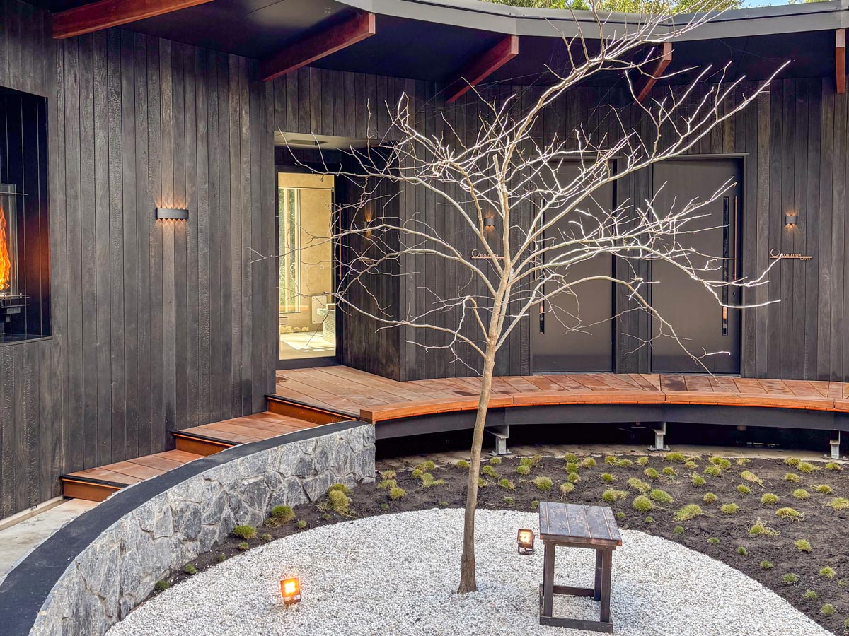 the bathhouse exterior of SOL Elements