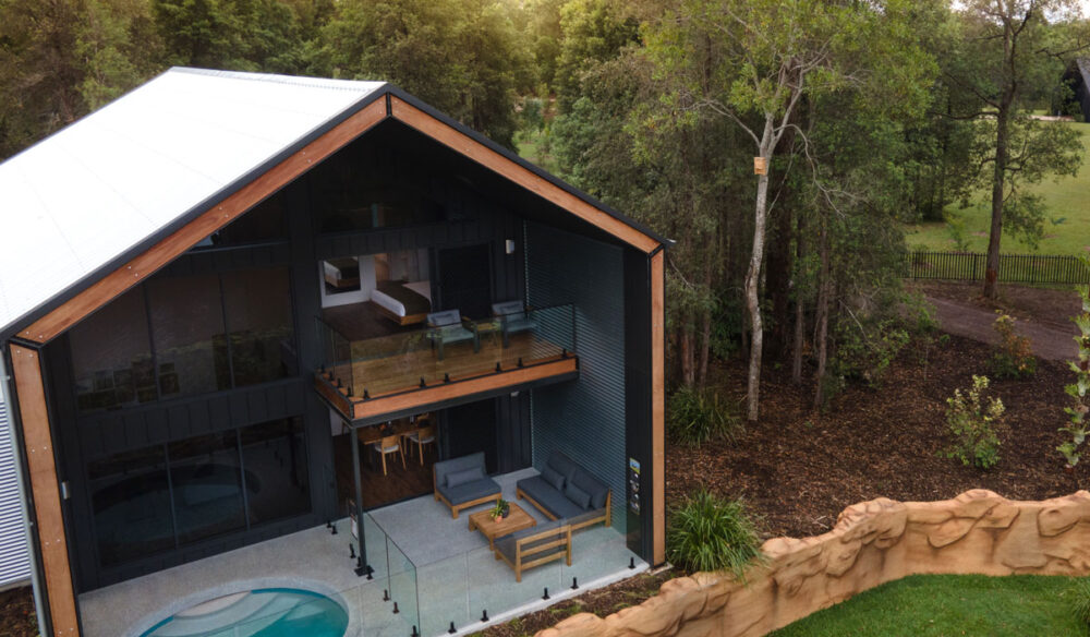 Australia Zoo's Crocodile Cabin exterior view