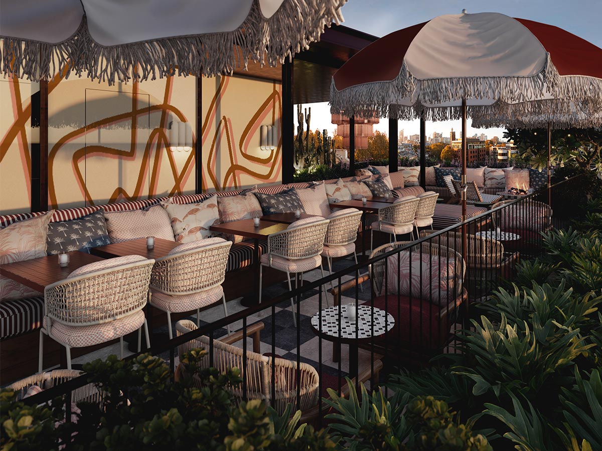 25hours Hotel The Olympia monica rooftop