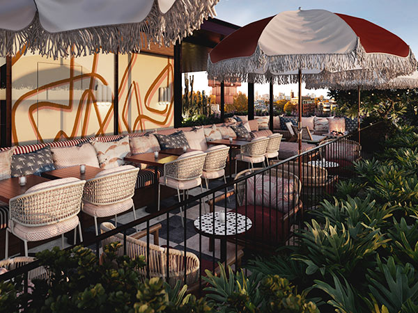 25hours Hotel The Olympia monica rooftop