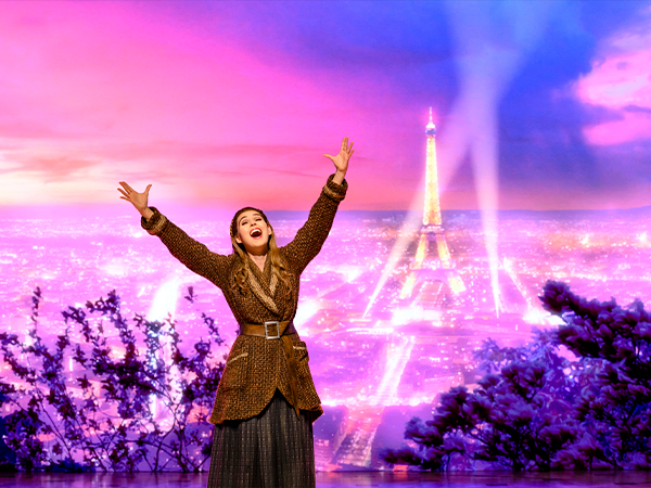ANASTASIA the musical performer on stage.