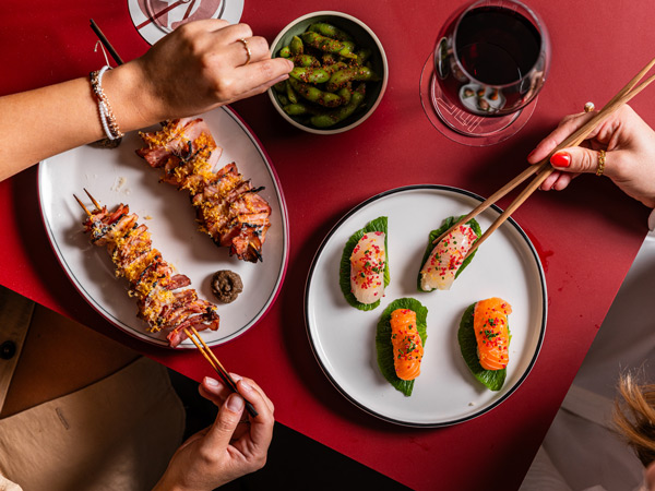 bottomless brunch at Luc-San, best Japanese restaurant Sydney