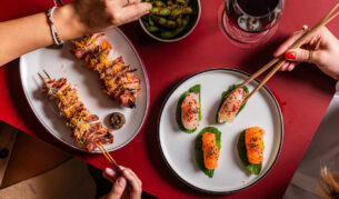 bottomless brunch at Luc-San, best Japanese restaurant Sydney